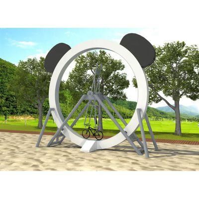 Single Air Spin Bike 360 Degrees Plastic Equipment Children Sport Amusement Park