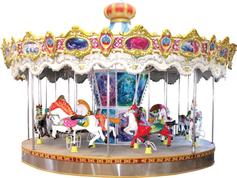 2019 Amusement Park Luxury Revolving Carousel Horse for Sale (TY-11805)