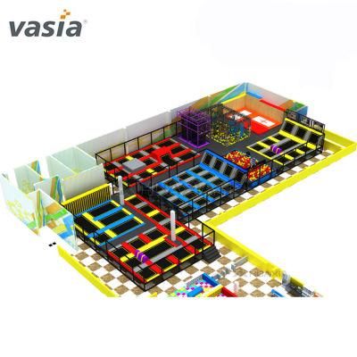 High Quality Adventure Trampoline Project with Foam Pit