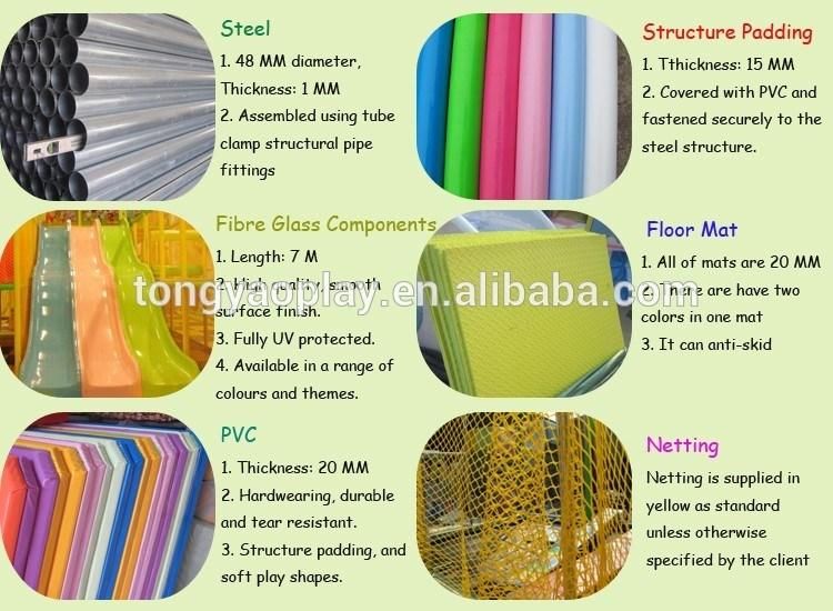 Popular Small Soft Indoor Playground Equipment (TY150413-3)