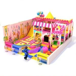 New Candy Theme Indoor Plastic Preschool Children Commercial Playground with Million Ball Pool