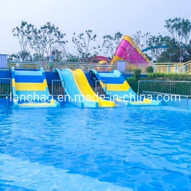 Combination of Fiberglass Water Park Slide for Kids Playground