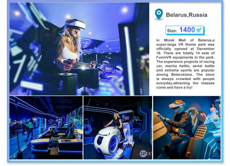 Virtual Reality Amusement Park Rides Simulation Cinema Equipment 4 Seats