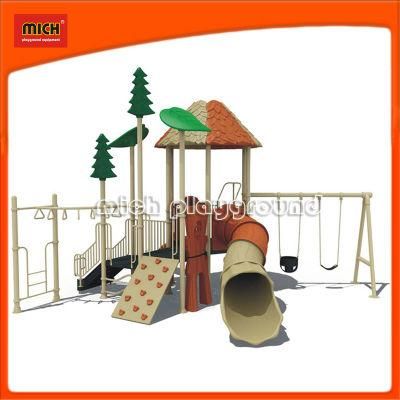 Certified Outdoor Plastic Slide Equipment for Kids (2261A)