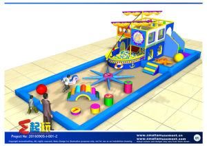 Toddler Area Playground Equipment with Priate Ship