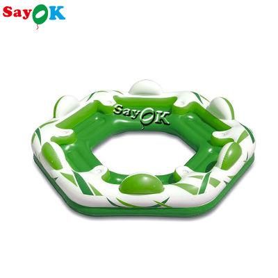 4-6 Person Huge Floating Island Inflatable Floating Island for Adults