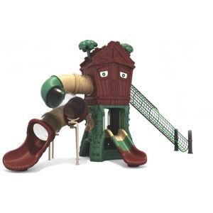 Outdoor Middle Toddler Tree House Playground with Climbing Equipment (ML-2001901)