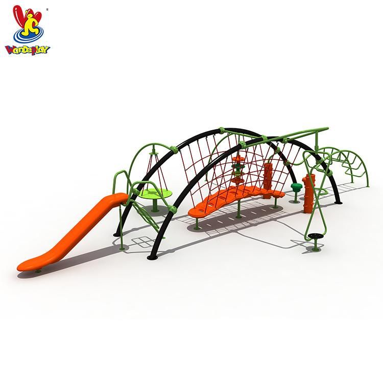 Amusement Park Playsets Kindergarten Kids Toy Children Slide Games Popular Kids Toy Outdoor Plastic Slide Climbing Net Playground Equipment