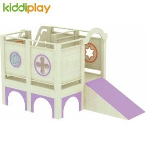 Wood Play House with Soft Play Toys Equipment for Kids