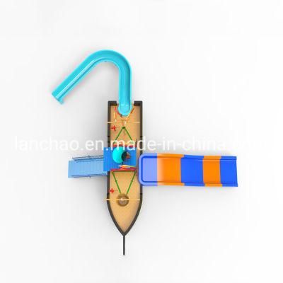 Aqua Park Fiberglass Water Slide Playground for Family