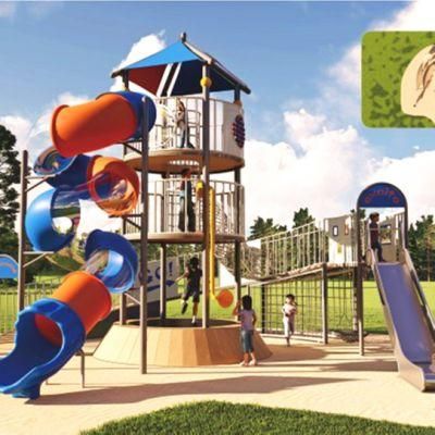 New Outdoor Stainless Steel Slide Climbing Park Scenic Playground Equipment
