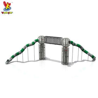 Manufacturer Price Children Outdoor Playground Equipment with Plastic Slide