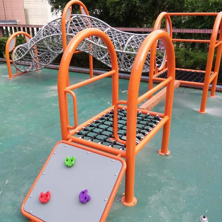 Backyard Outdoor Rope Climbing Net Structure Course Children Equipment Playground