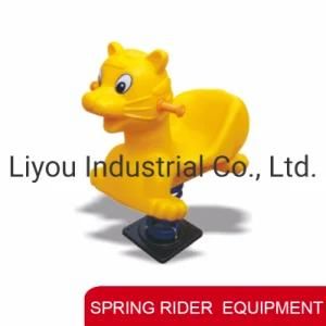 Recreational Safe Favourite Kids Playground Equipment Spring Horse