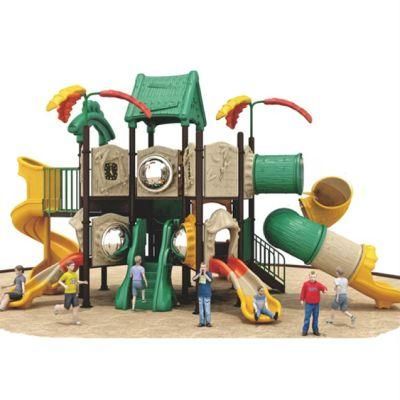 Kids Outdoor Playground Equipment Community Park Large Plastic Slide Kl11