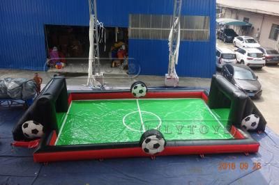 PVC material Lead Free Green Inflatable Soccer Football Field