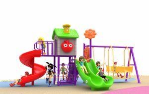 China Commercial Preschool Kids Plastic Used Commercial Playground Equipment for Sale, Outdoor Children Playground