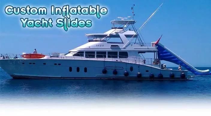 Commercial Water Play Equipment Inflatable Yacht Slide for Boat