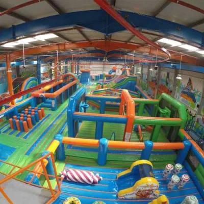 Funny Jumper Bouncer Popular Indoor Inflatable Adventure Trampoline Park Kids