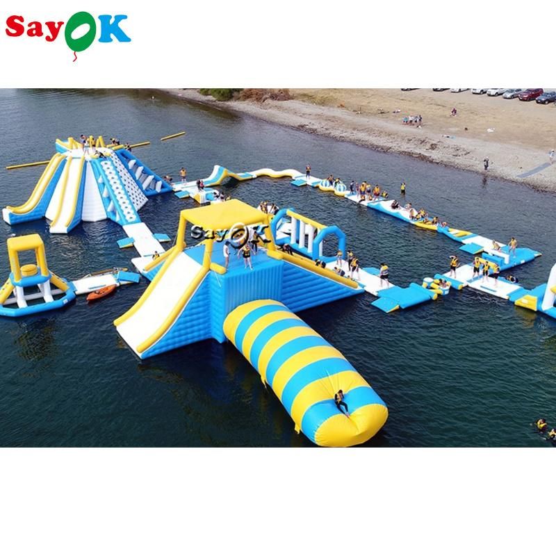Sea Floating Water Amusement Park Inflatable Games