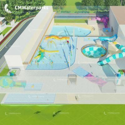 Custom Water Park Slides Fiberglass Water Park Equipment