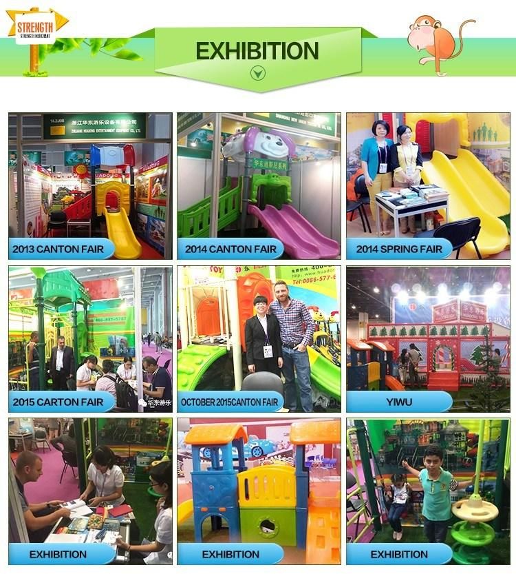 New Design Outdoor Playground Popular Kid Playhouse Slide Cartoon Style with ISO/TUV/ASTM Certificates Anti-Fading, Anti-Aging Park