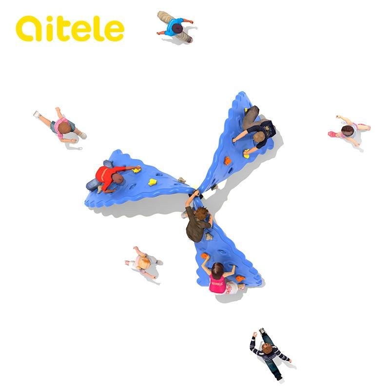 Children Outdoor Amusement Playground Rock Climbing Wall (RC-25902)