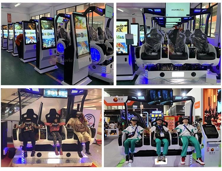 360 Degree Rotating 3 Seats Vr Chair Simulator for Sale