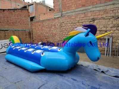 Inflatable Water Ski Tube 10seat Banana Boat Double Tube Inflatable Dragon Banana for Adults