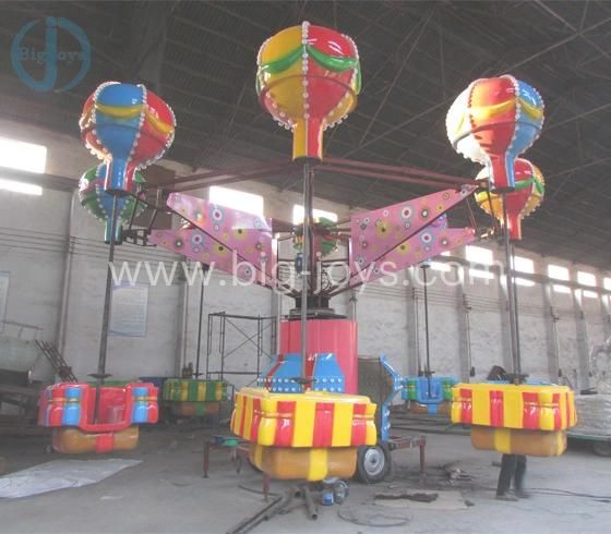 Zhengzhou Customized Fairground Equipment Samba Balloon Mobile Amusement Rides with Trailer