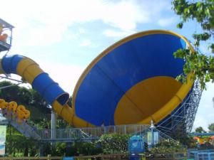 Large Water Slide-Fiberglass Tornado/Fiberglass Speaker (HZQ-13)