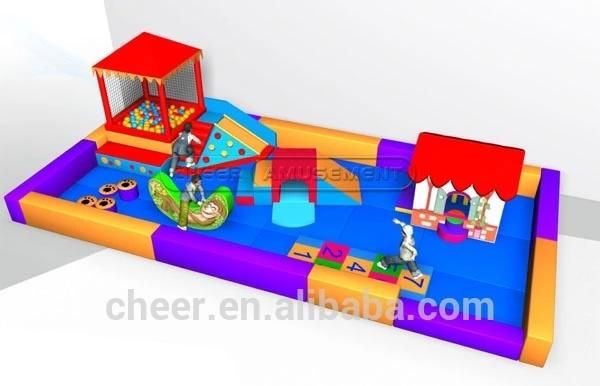 Cheer Amusement Children Play Area Soft Modular Indoor Playground