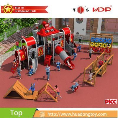 Kids Plastic Games Cheap Plastic Slide Outdoor Playground for Amusement Park