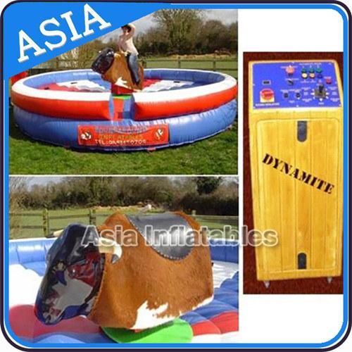 Hot Sale New Game Inflatable Mechanical Rodeo Bull Riding for Amusement Park
