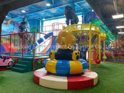 Soft Merry Go Round Bear Carousel Popular Multifunctional Kids Indoor Tunnel Playground, Indoor Playground Set