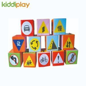 Customized Traffic Signs PVC Soft Play Building Blocks Toddler Indoor Playground for Children Baby