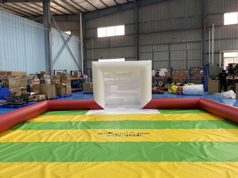 Giant Popular Sports Soccer Field Inflatable Soap Football Field