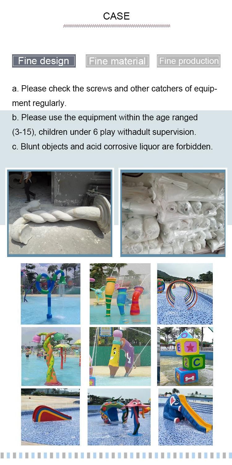 Outdoor High-Quality Swimming Pool Colorful Spray Bud Equipment Hot Sale