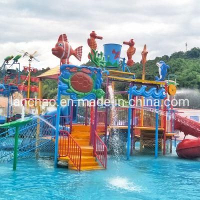 Interactive Splash Water Park Playground Equipment