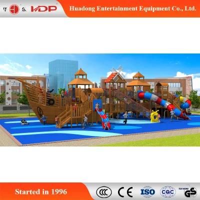 OEM/ODM Orders Outdoor Playground Slide Exercise Wooden Equipment (HD-MZ056)