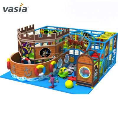 Indoor Playground Equipment Castle Style with Soft Playground and Slide