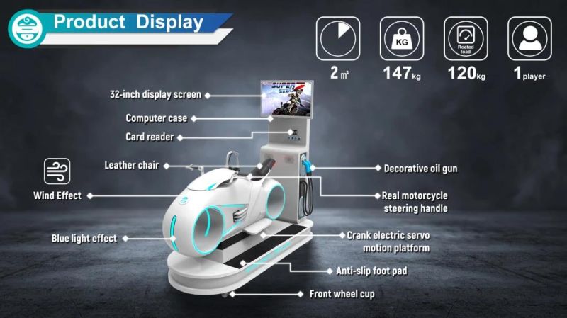 New Design with Vr Helmet Vr Motor Car Racing Car