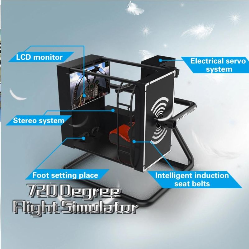 9d Vr Rotate 720 Degrees Flight Motion Simulator Equipment Virtual Reality Cinema Game Machine