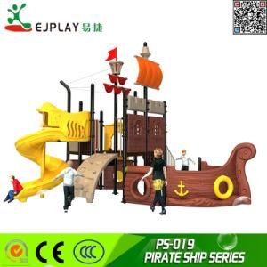 2018 Popular Pirate Ship Commercial Children Plastic Playground for Sale