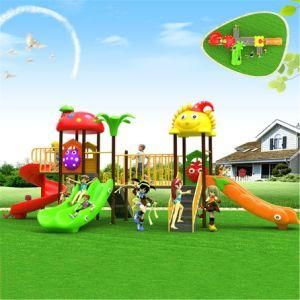 Outdoor Plastic Toddler Slide and Swing Combination Playset (BBE-B42)