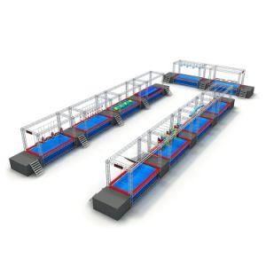 High Quality Indoor Safety Kids and Adults Ninja Jump Course Set for Sale
