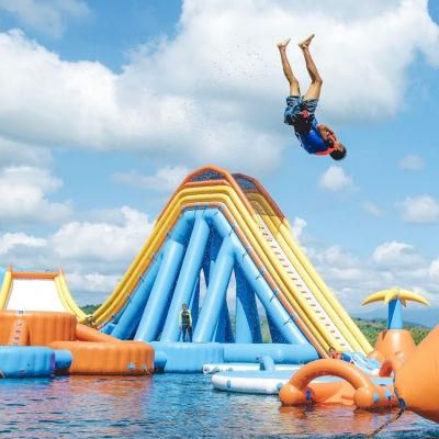Professional Customized Inflatable Water Park with Water Slide for Funny Activity