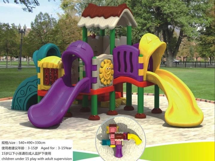 High Quality Outdoor Plastic Amusement Park Equipment for Children