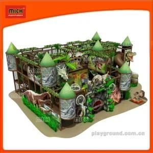 Multi Floor Jungle Themed Commercial Indoor Soft Playground