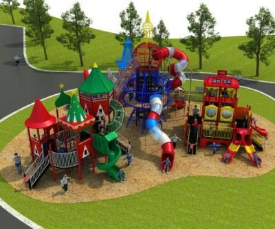 Cartoon Style Outdoor Playground Toy Factory Price Plastic Stable Kids Good Quality Outdoor Park Playground
